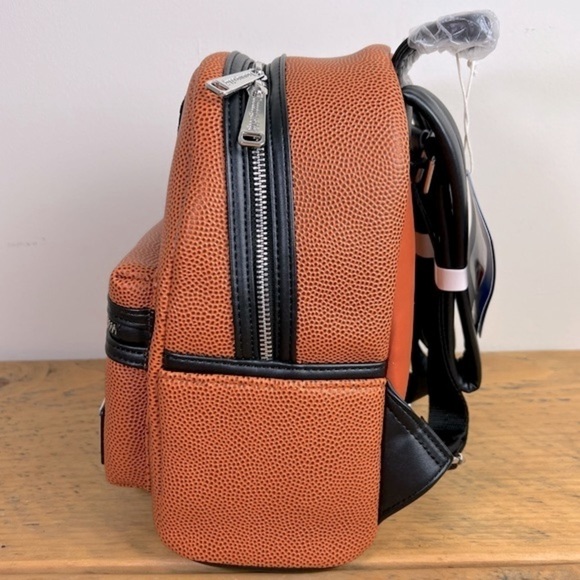 Loungefly | NBA Brooklyn Nets Basketball Logo Mini Backpack - Picture 6 of 9